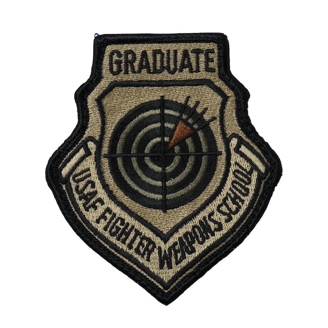 Military Patch GRADUATE USAF FIGHTER WEAPONS SCHOOL patch [3 colors] [With hook] [Letter Pack Plus compatible] [Letter Pack Light compatible]