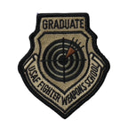 Military Patch（ミリタリーパッチ）GRADUATE USAF FIGHTER WEAPONS SCHOOL パッチ [3色][フック付き]【レターパックプラス対応】【レターパックライト対応】