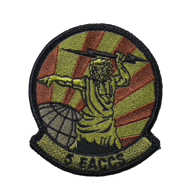 Military Patch（ミリタリーパッチ）5 EACCS OCPカラー [フック付き]【レターパックプラス対応】【レターパックライト対応】