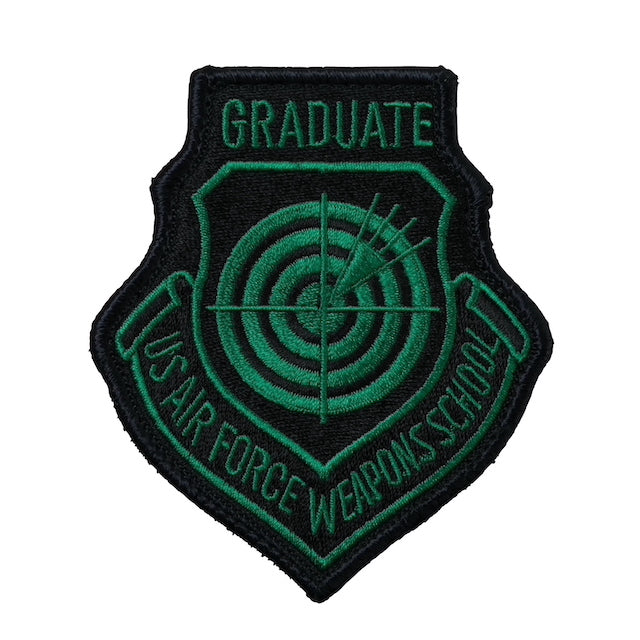 Military Patch（ミリタリーパッチ）GRADUATE USAF FIGHTER WEAPONS SCHOOL パッチ [3色][フック付き]【レターパックプラス対応】【レターパックライト対応】