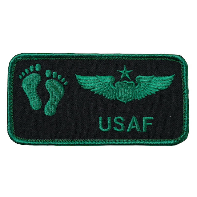 Military Patch（ミリタリーパッチ）USAF ジョリーグリーン ネームタグ NVG 2021 [2種][フック付き]【レターパックプラス対応】【レターパックライト対応】