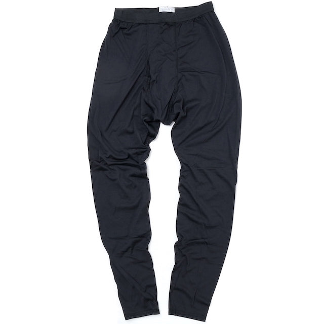 US (US military released product) Underwear top and bottom set BLACK Level 1 SILKWEIGHT UNDERSHIRT &amp; DRAWER [Polartec Power Dry]