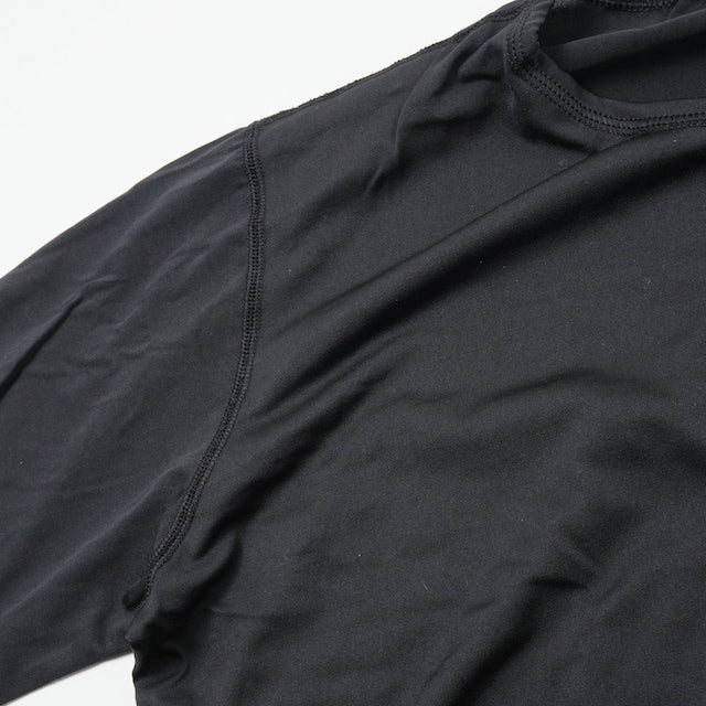 US (US military released product) Underwear top and bottom set BLACK Level 1 SILKWEIGHT UNDERSHIRT &amp; DRAWER [Polartec Power Dry]