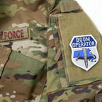 Military Patch（ミリタリーパッチ）BOOM OPERATOR KC-46 [2色][フック付き]【レターパックプラス対応】【レターパックライト対応】