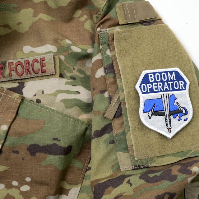 Military Patch（ミリタリーパッチ）BOOM OPERATOR KC-46 [2色][フック付き]【レターパックプラス対応】【レターパックライト対応】