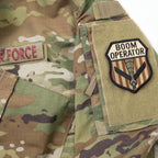 Military Patch（ミリタリーパッチ）BOOM OPERATOR KC-135 [2色][フック付き]【レターパックプラス対応】【レターパックライト対応】