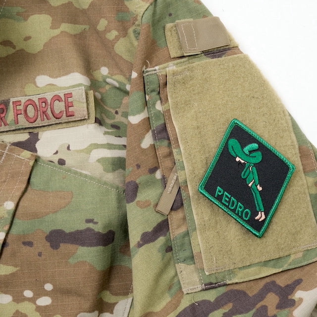 Military Patch（ミリタリーパッチ）PEDRO 33rd ジョリーグリーン 2021 [フック付き]【レターパックプラス対応】【レターパックライト対応】