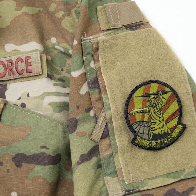 Military Patch（ミリタリーパッチ）5 EACCS OCPカラー [フック付き]【レターパックプラス対応】【レターパックライト対応】