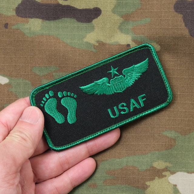 Military Patch（ミリタリーパッチ）USAF ジョリーグリーン ネームタグ