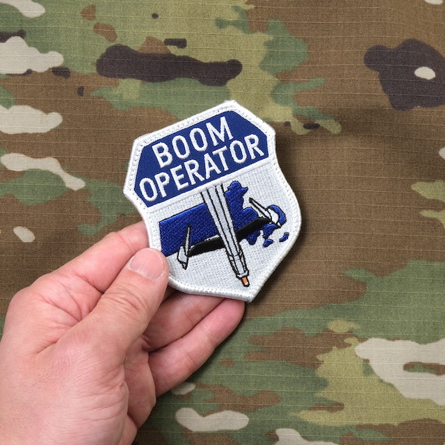 Military Patch（ミリタリーパッチ）BOOM OPERATOR KC-46 [2色][フック付き]【レターパックプラス対応】【レターパックライト対応】