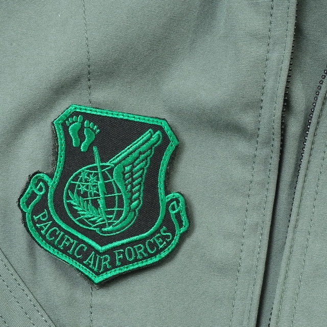 Military Patch（ミリタリーパッチ）PACIFIC AIR FORCE ジョリーグリーン NVG 2021 [フック付き]【レターパックプラス対応】【レターパックライト対応】