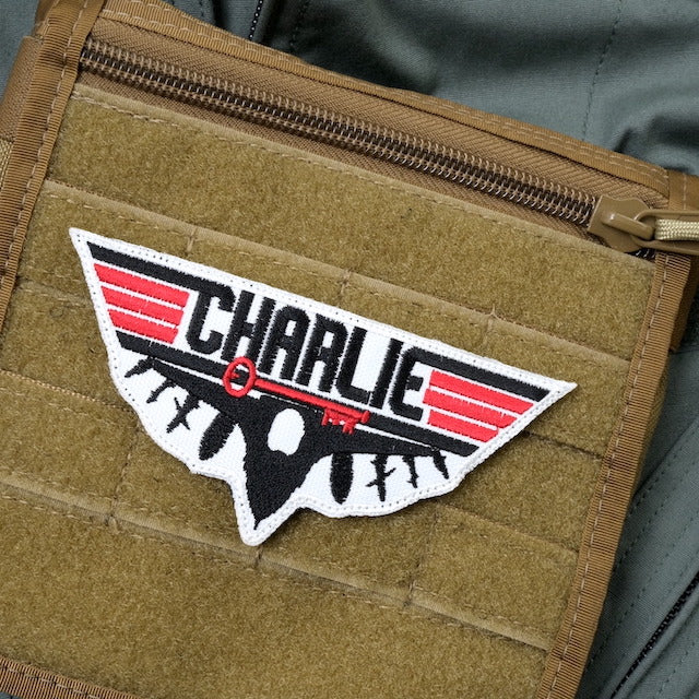 Military Patch CHARLIE patch [with hook] [Compatible with Letter Pack Plus] [Compatible with Letter Pack Light]