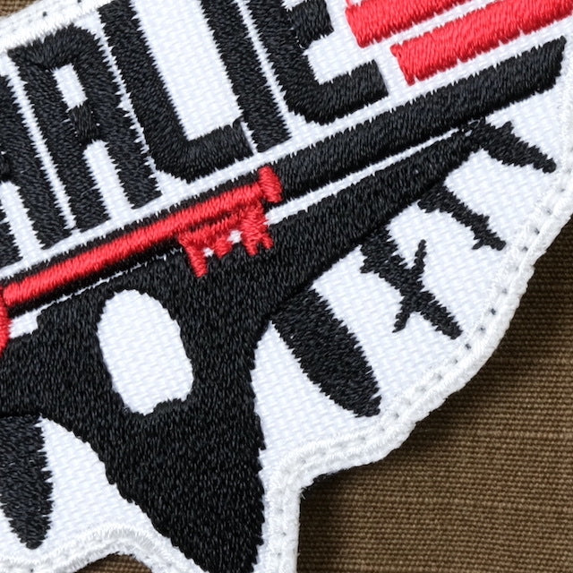Military Patch CHARLIE patch [with hook] [Compatible with Letter Pack Plus] [Compatible with Letter Pack Light]