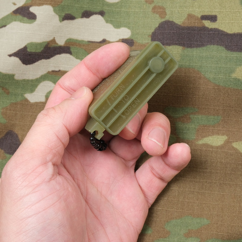 US (U.S. military release product) flange type ear plugs with carrying case [Letter Pack Plus compatible] [Letter Pack Light compatible]