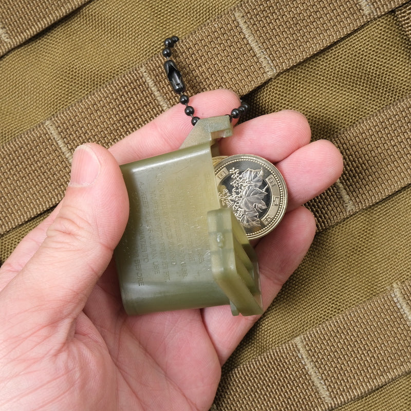 US (U.S. military release product) flange type ear plugs with carrying case [Letter Pack Plus compatible] [Letter Pack Light compatible]