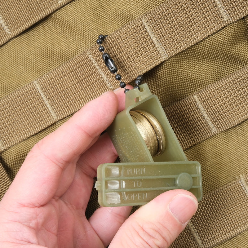 US (U.S. military release product) flange type ear plugs with carrying case [Letter Pack Plus compatible] [Letter Pack Light compatible]