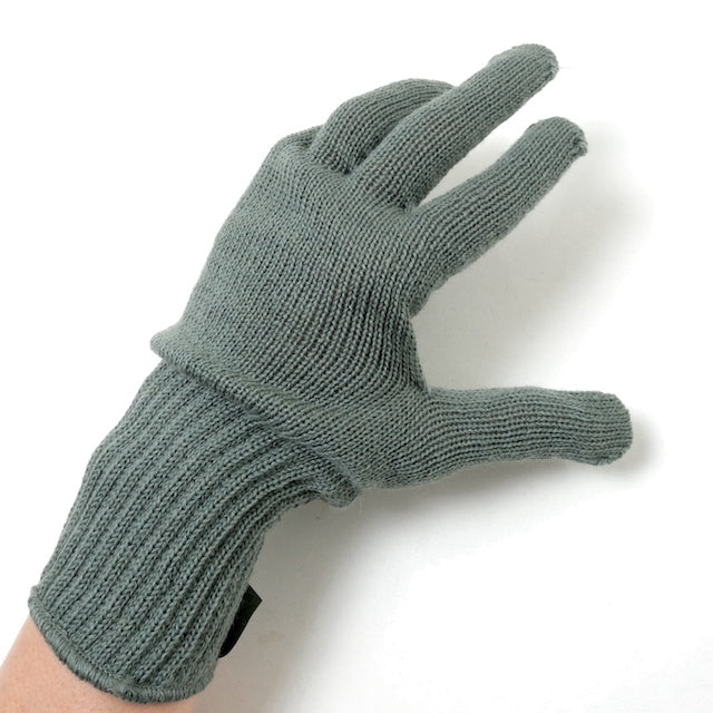US (U.S. military release product) wool gloves [Foliage Green] [CW GLOVE INSERT TYPE2 CLASS2] [Letter Pack Plus compatible] [Letter Pack Light compatible]