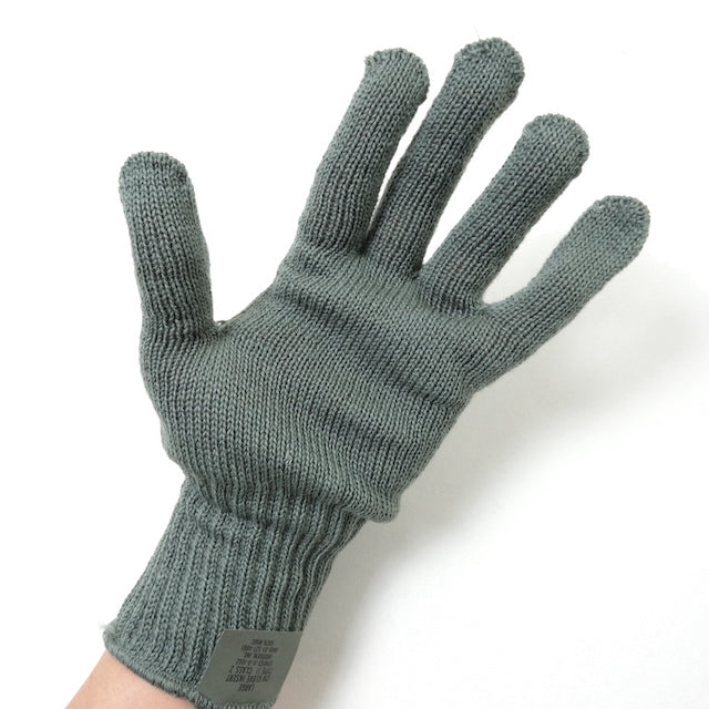 US (U.S. military release product) wool gloves [Foliage Green] [CW GLOVE INSERT TYPE2 CLASS2] [Letter Pack Plus compatible] [Letter Pack Light compatible]