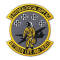 Military Patch（ミリタリーパッチ）9 PHYSIOLOGICAL SUPT SQ パッチ [2色][フック付き]【レターパックプラス対応】【レターパックライト対応】
