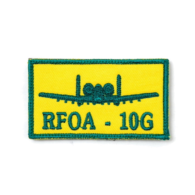 Military Patch（ミリタリーパッチ）25FS. RFOA-10G スクエアパッチ [フック付き]【レターパックプラス対応】【レターパックライト対応】