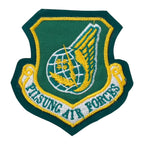 Military Patch（ミリタリーパッチ）25FS レザー用 PACAF&ネームタグ セット [フック付き]【レターパックプラス対応】【レターパックライト対応】