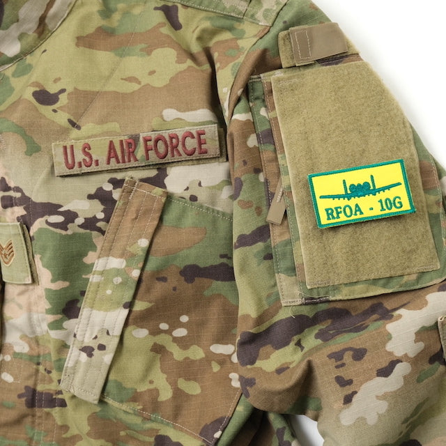 Military Patch（ミリタリーパッチ）25FS. RFOA-10G スクエアパッチ [フック付き]【レターパックプラス対応】【レターパックライト対応】