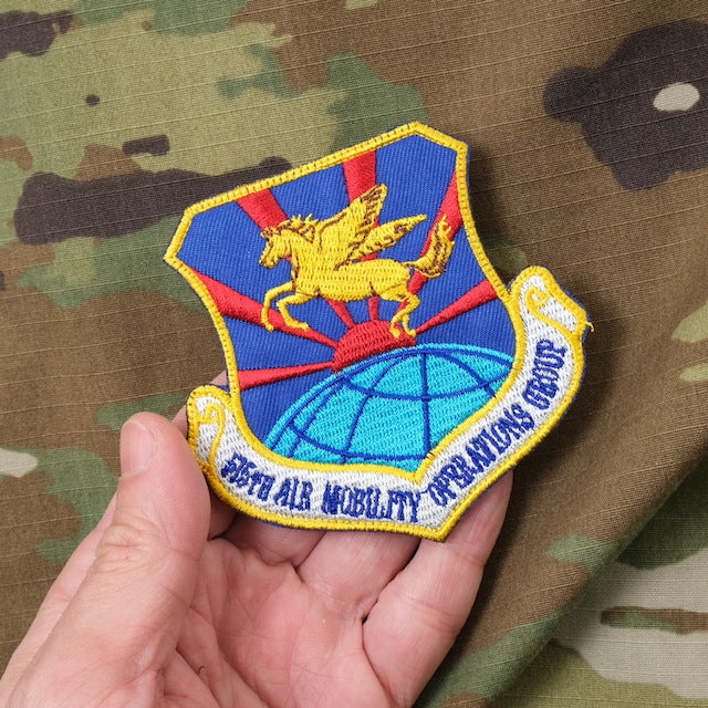 Military Patch（ミリタリーパッチ）515TH AIR MOBILITY OPERATIONS GROUP [フック付き]【レターパックプラス対応】【レターパックライト対応】