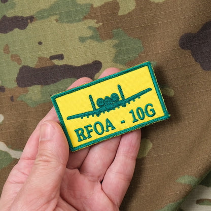 Military Patch（ミリタリーパッチ）25FS. RFOA-10G スクエアパッチ [フック付き]【レターパックプラス対応】【レターパックライト対応】