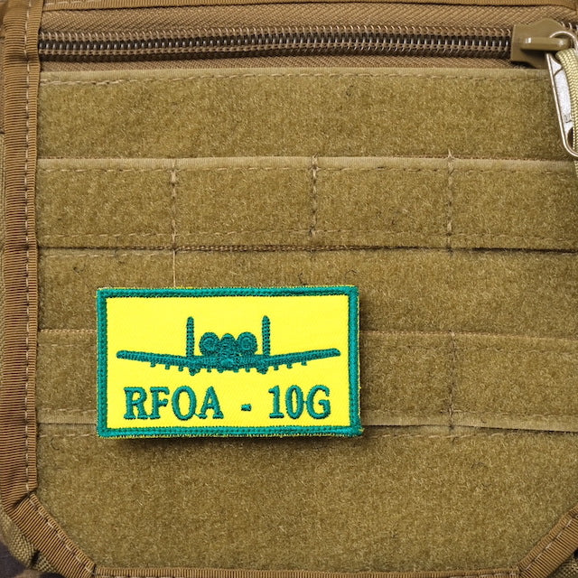 Military Patch（ミリタリーパッチ）25FS. RFOA-10G スクエアパッチ [フック付き]【レターパックプラス対応】【レターパックライト対応】