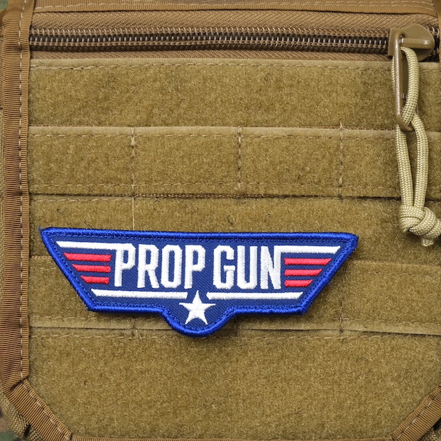 Military Patch（ミリタリーパッチ）PROP GUN フルカラー [フック付き]【レターパックプラス対応】【レターパックライト対応】