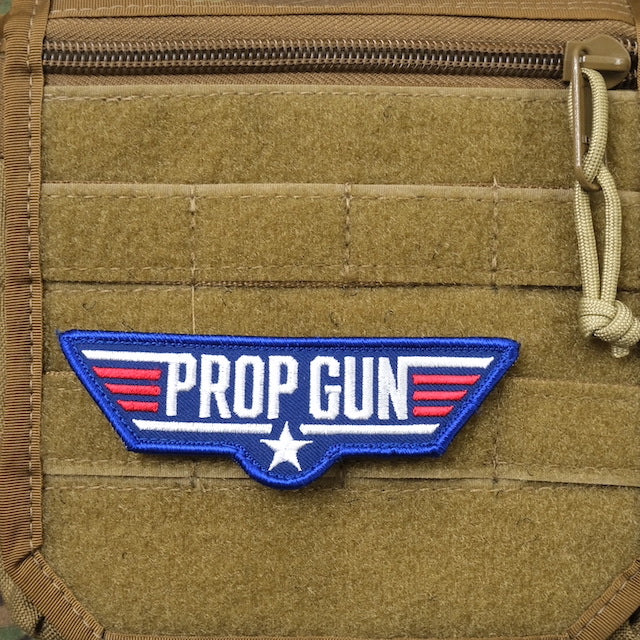Military Patch（ミリタリーパッチ）PROP GUN フルカラー [フック付き]【レターパックプラス対応】【レターパックライト対応】