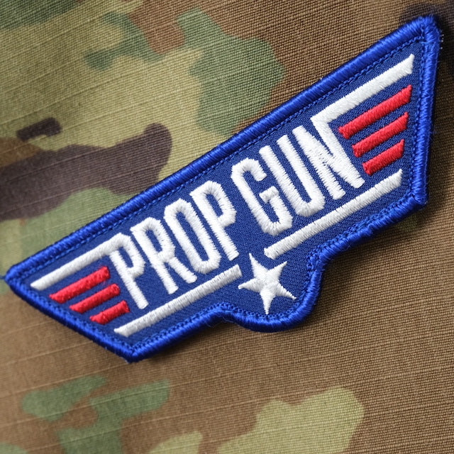Military Patch（ミリタリーパッチ）PROP GUN フルカラー [フック付き]【レターパックプラス対応】【レターパックライト対応】
