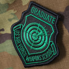 Military Patch（ミリタリーパッチ）GRADUATE USAF FIGHTER WEAPONS SCHOOL パッチ [3色][フック付き]【レターパックプラス対応】【レターパックライト対応】