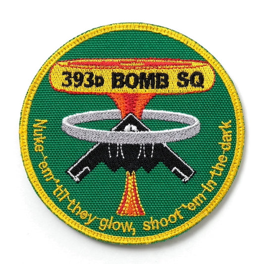 Military Patch 393D BOMB SQ patch [with hook] [Letter Pack Plus compatible] [Letter Pack Light compatible]