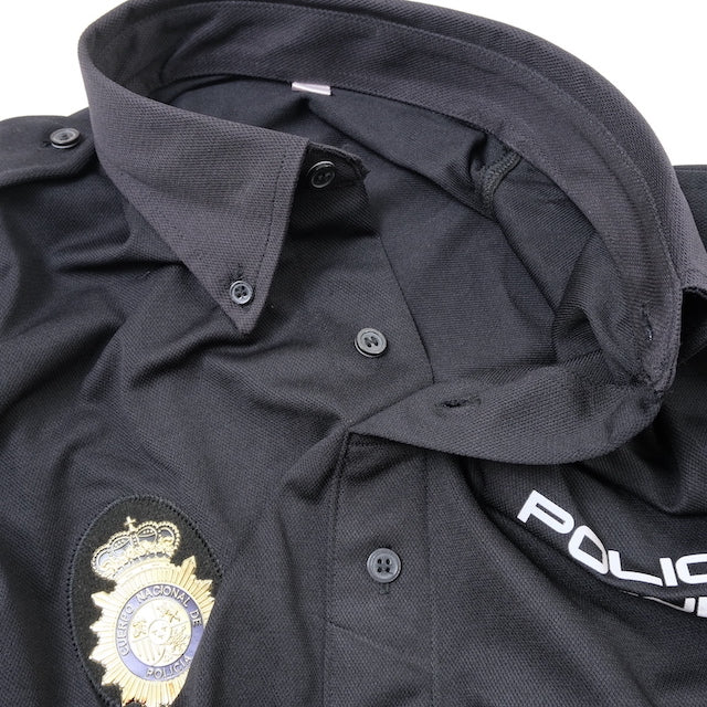 ワールドサープラス スペイン警察実物 ポリスシャツ 長袖 [新品