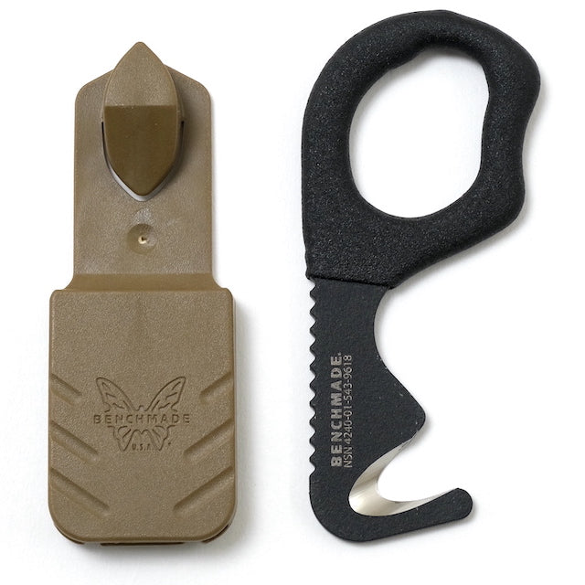 US（米軍放出品）BENCHMADE ストラップカッター [Coyote][7 HOOK PERSONAL SAFETY CUTTERS]【 –  キャプテントム