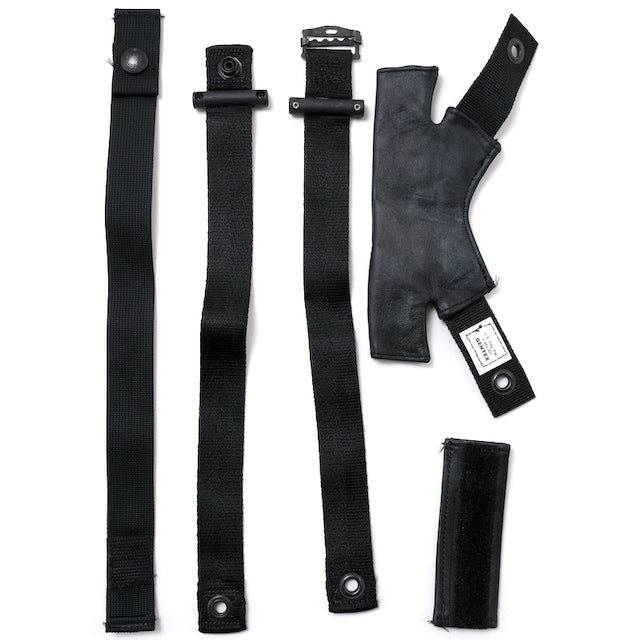 US (U.S. military release product) HGU-55/P HGU-68/P Helmet Chin &amp; Nape Strap Kit [Black] [L size] [GENTEX] [Letter Pack Plus compatible] [Letter Pack Light compatible]