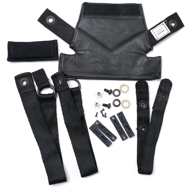 US (U.S. military release product) HGU-84//P Helmet Chin &amp; Nape Strap Kit [Black] [GENTEX] [Letter Pack Plus Compatible] [Letter Pack Light Compatible]