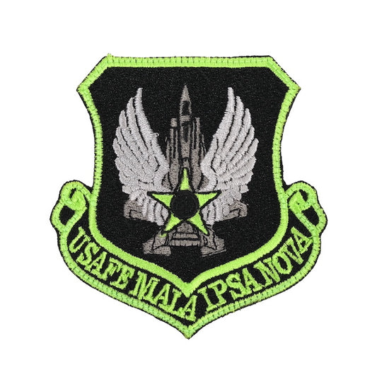 Military Patch（ミリタリーパッチ）USAFE MALA IPSA NAVA 495FS [フック付き]【レターパックプラス対応】【レターパックライト対応】