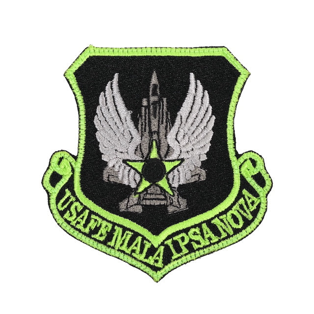 Military Patch（ミリタリーパッチ）USAFE MALA IPSA NAVA 495FS [フック付き]【レターパックプラス対応】【レターパックライト対応】