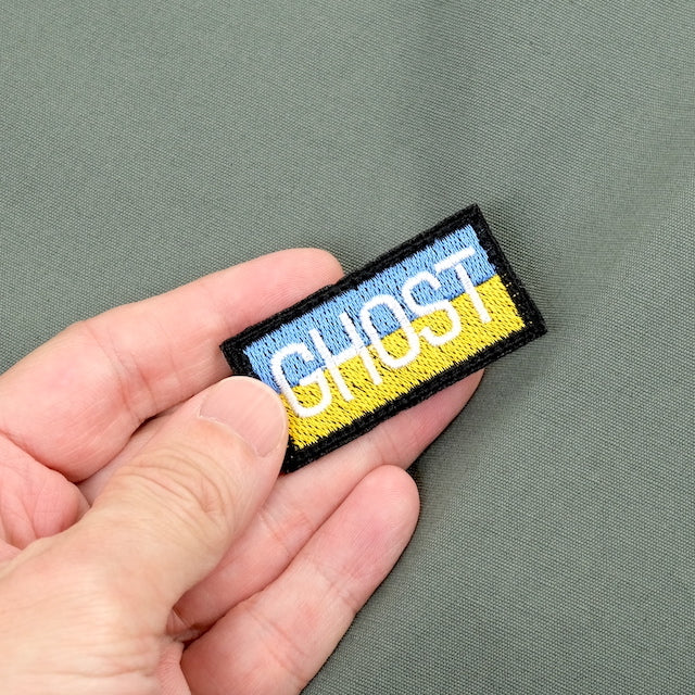 Military Patch（ミリタリーパッチ）GHOST ミニパッチ[2種] [フック付き]【レターパックプラス対応】【レターパックライト対応】