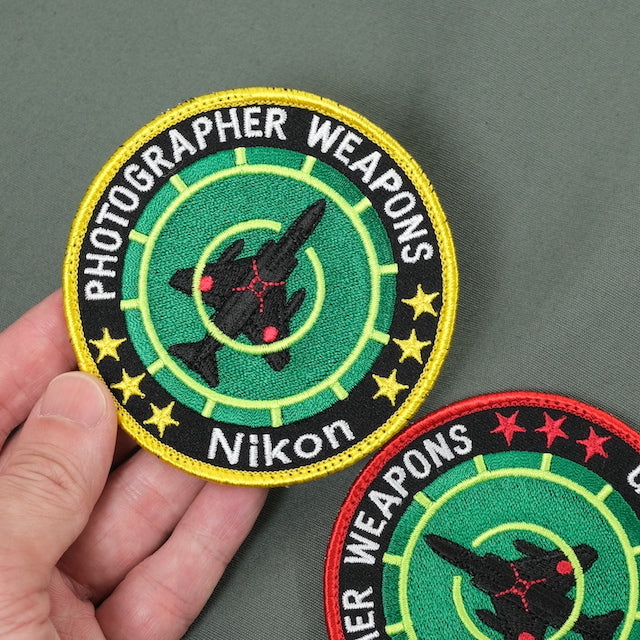 Military Patch PHOTOGRAPHER WEAPONS Patch [2 types] [With hook] [Letter Pack Plus compatible] [Letter Pack Light compatible]