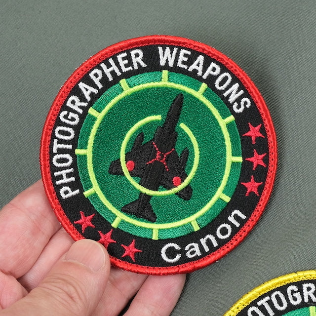 Military Patch PHOTOGRAPHER WEAPONS Patch [2 types] [With hook] [Letter Pack Plus compatible] [Letter Pack Light compatible]