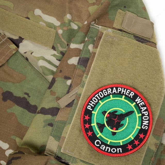 Military Patch PHOTOGRAPHER WEAPONS Patch [2 types] [With hook] [Letter Pack Plus compatible] [Letter Pack Light compatible]