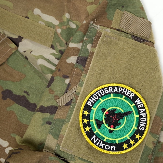Military Patch PHOTOGRAPHER WEAPONS Patch [2 types] [With hook] [Letter Pack Plus compatible] [Letter Pack Light compatible]