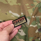 Military Patch（ミリタリーパッチ）GHOST ミニパッチ[2種] [フック付き]【レターパックプラス対応】【レターパックライト対応】