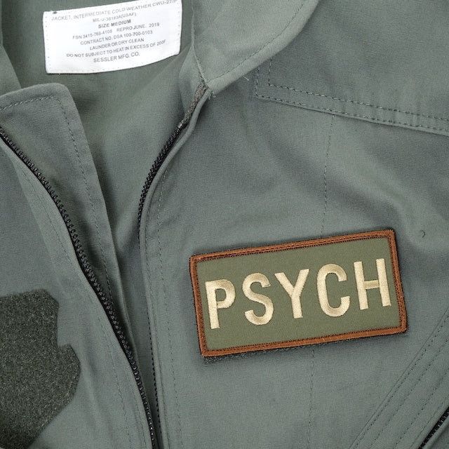 Military Patch PSYCH Patch [2 colors] [With hook] [Letter Pack Plus compatible] [Letter Pack Light compatible]