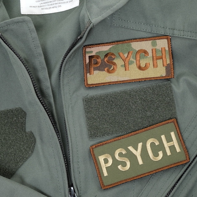 Military Patch PSYCH Patch [2 colors] [With hook] [Letter Pack Plus compatible] [Letter Pack Light compatible]