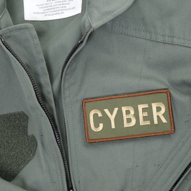 Military Patch CYBER Patch [2 colors] [With hook] [Compatible with Letter Pack Plus] [Compatible with Letter Pack Light]