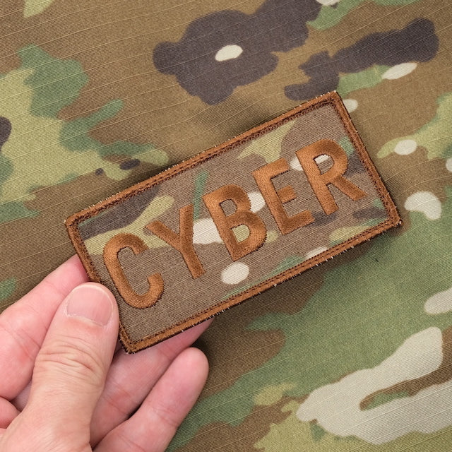 Military Patch CYBER Patch [2 colors] [With hook] [Compatible with Letter Pack Plus] [Compatible with Letter Pack Light]
